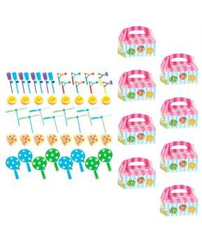 Candy Shoppe Filled Favor Box Kit (For 8 Guests)