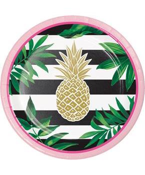 Pineapple 7" Dessert Plate (8)