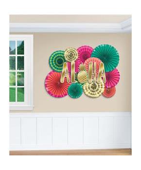 You had me at Aloha Aloha Deluxe Fan Decorating Kit