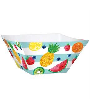 Hello Summer Large Square Paper Bowls