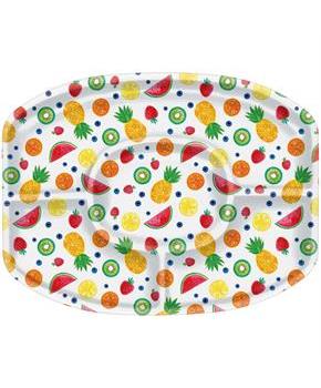 Hello Summer Sectional Plastic Platter