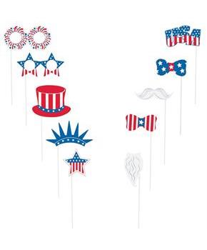 Patriotic Photo Booth Props Kit (each)