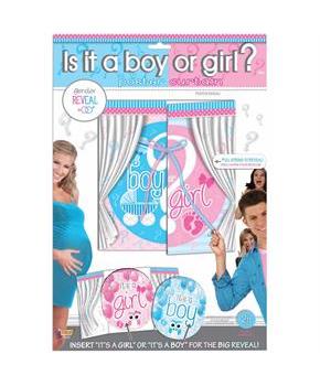 Gender Reveal Poster Curtain