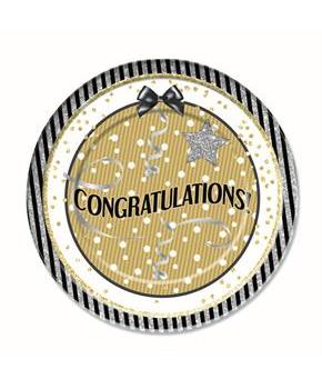 Congratulations 9" Plate (8)