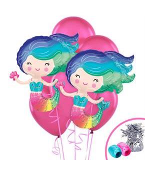 Colorful Mermaid Jumbo Balloon Bouquet