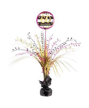Pink & Gold 60th Birthday Centerpiece Spray