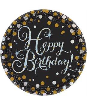 Sparkling Celebration 7" Dessert Plates (8)