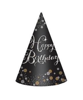 Sparkling Celebration Cone Paper Hat (8)
