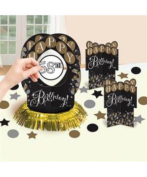 Sparkling Celebration Add-any-Age Table Decoration Kit