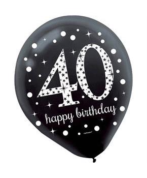 Sparkling Celebration Balloons 40th (15)