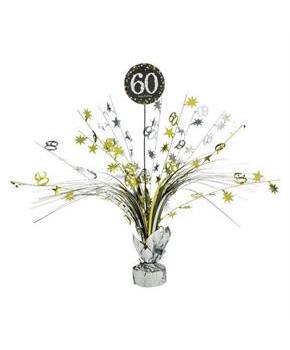 Sparkling Celebration 60th Birthday Centerpiece Spray