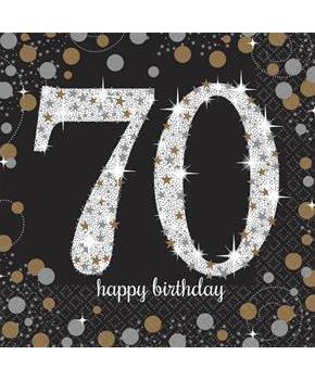 Sparkling Celebration Lunch Napkin 70th (16)