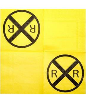 Railroad Party Beverage Napkins (16)