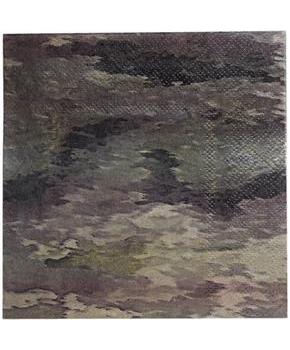 Military Camo Party Beverage Napkins (16)