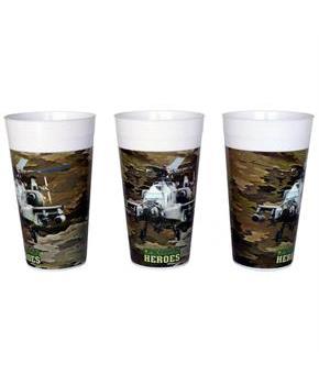 Miltary Camo Apache Helicopter Souvenir Cups (4)