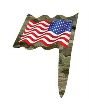 American Flag Patriotic Party Picks with Military Camo (24)