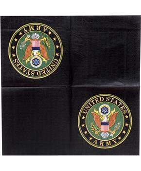 US Army Lunch Napkins with Crest (16)