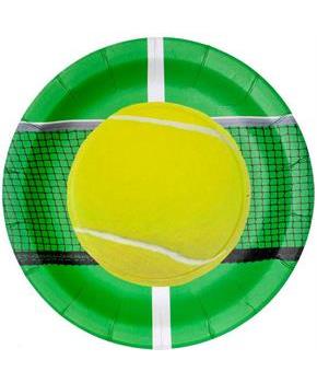 Tennis Party 9" Lunch Plates (8)