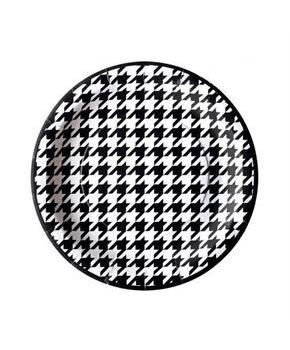Houndstooth Party 7" Dessert Plates (8)