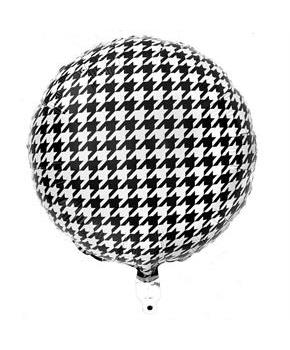 Houndstooth Party Mylar Balloon (1)