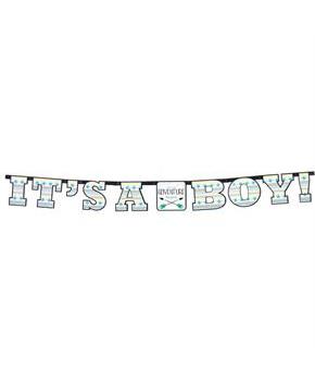 Tribal Boy "It's a BOY" Banner