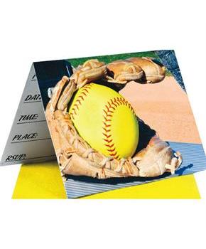 Girl's Fastpitch Softball Invitations (8)