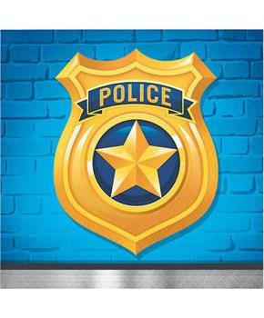 Police Party Beverage Napkin (16)