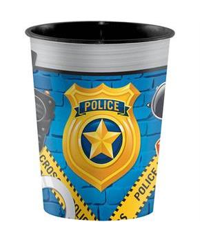 Police Party 16oz Plastic Favor Cup (1)