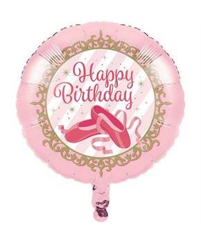 Twinkle Toes 18" Metallic Balloon (1)
