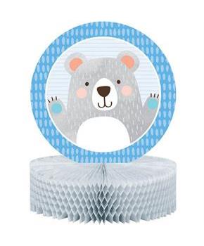 1st Birthday Bear Honeycomb Centerpiece (1)