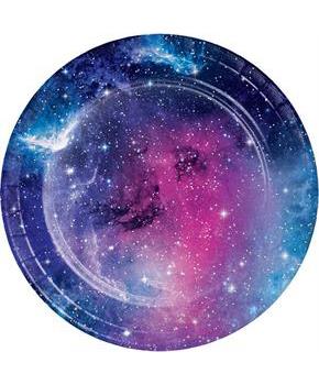 Galaxy Party Plate 7" Lunch Plate (8)