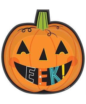 Pumpkin Shape Plate Lunch 10.5(8)