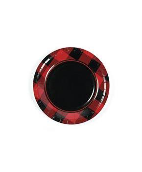 Buffalo Plaid Dessert Plates (8pcs)
