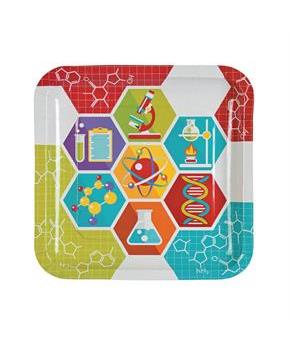 Science Party Dinner Plates (8pcs)