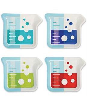 Science Party Dessert Plates (8pcs)