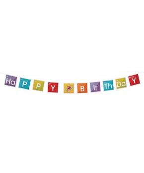 Science Party Birthday Banner