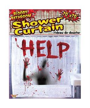 Bloody Bathroom Shower Curtain