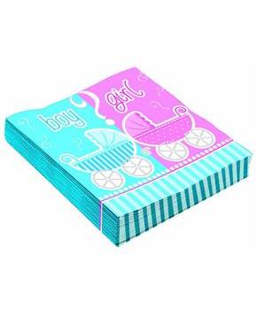 GENDER REVEAL-13"X13" NAPKINS 