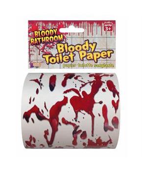 Bloody Bathroom Toilet Paper