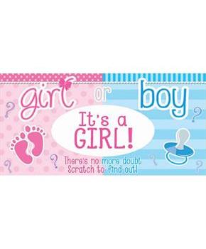 Gender Reveal Lotto Tickets- It's a Girl (12)