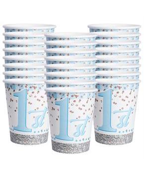 Royal Prince 1st Birthday 9oz. Cups (24)