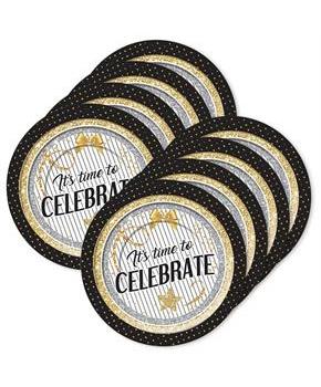 Gold & Silver Congratulations 7 Plate (24)