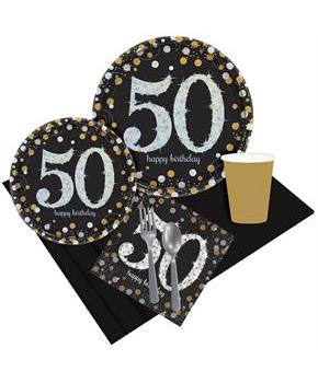 Sparkling Celebration 50th Birthday Party Pack for