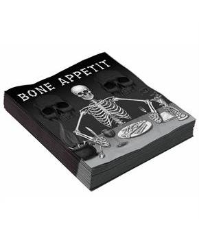 Bone Appetit-13" X 13" Napkins 