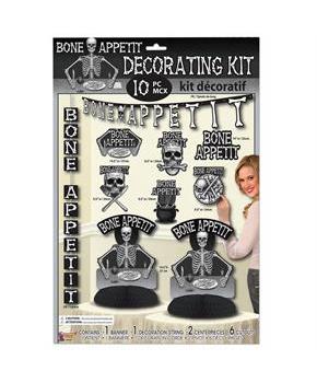 Bone Appetit Themed Decor Kit (10pc)