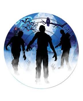 Zombie Party Decor 9" Lunch Plate (8)