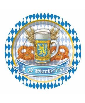 Oktoberfest 9" Lunch Plate (8)