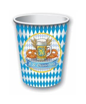 Oktoberfest Paper 9oz Cups (8)