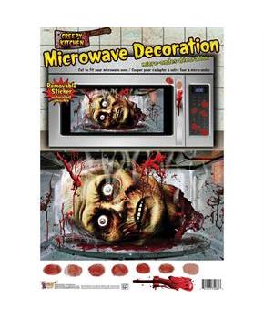 Creepy Kitchen Microwave Removable Decoration