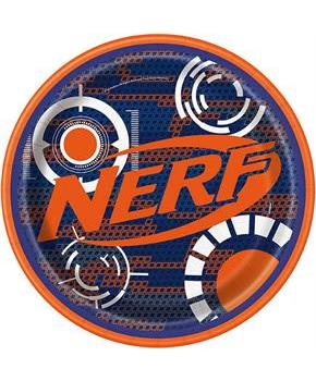8 Nerf Party! 9" Lunch Plate (8)